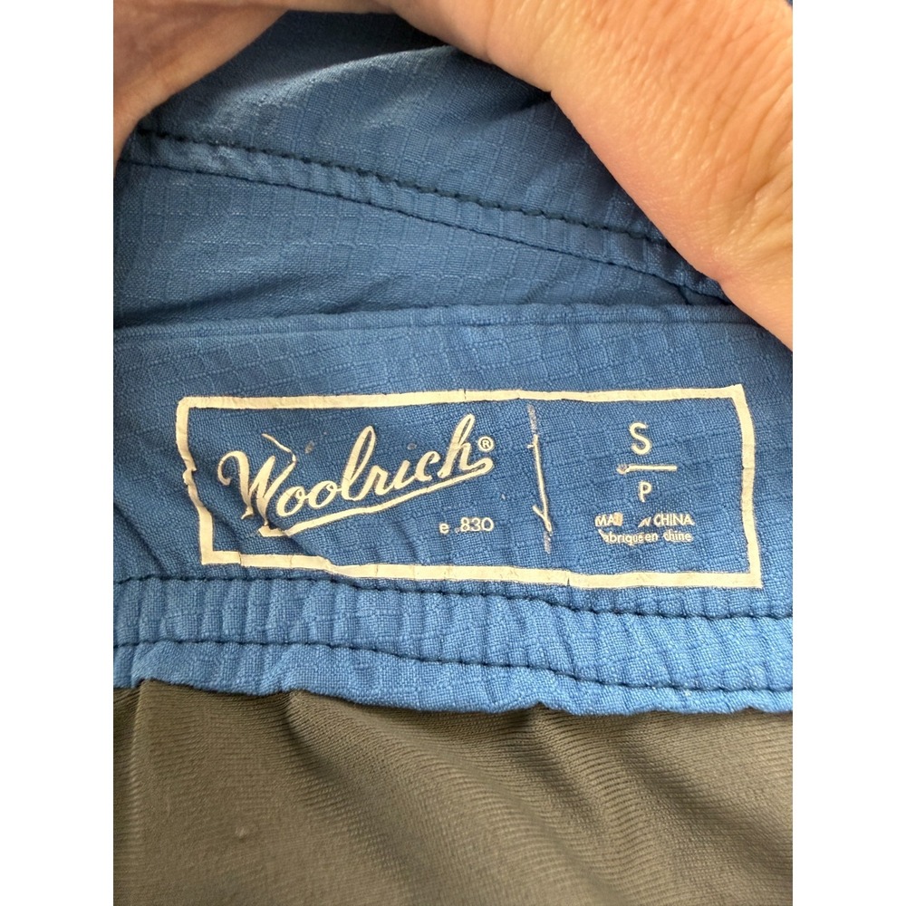 Woolrich Size S Minimalist Athleisure Mini Skort Blue Zip Casual - Picture 4 of 9